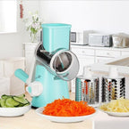 Rotary Grater with 3 Stainless Steel Blades, Dishwasher Safe