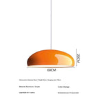 Italian Style Metal Pendant Light, 45 cm, LED, Colour Accent