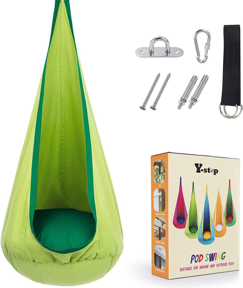 Cotton Hanging Chair Swing Seat for Indoor and Outdoor Use