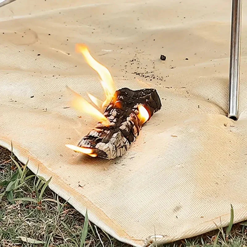 Fireproof BBQ and Fire Pit Mat, Heat Resistant to 800C