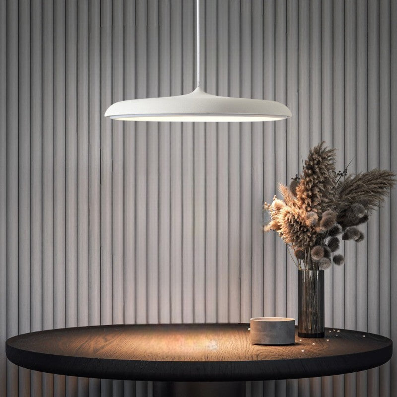 Minimalist Scandi LED Pendant Light, 25 or 40 cm Aluminium