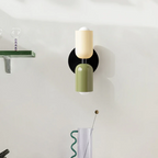 Two-Tone Vertical Wall Light, Up and Down Glow, Bulbs Included