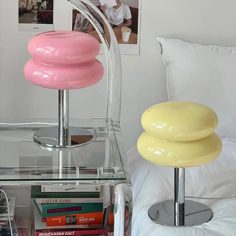 Cordless Bauhaus Table Lamp, 3-Level Dimmable Warm LED