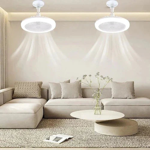 Ceiling Fan with LED Light, E27 Fit, Remote Control, 2100lm