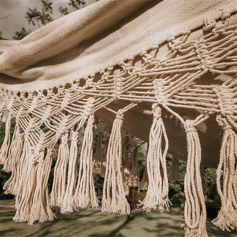 Handwoven Macrame Cotton Hammock, Double, 200x150cm
