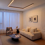 Slim Linear LED Ceiling Light, Dimmable with Remote, 24 to 79 Inch