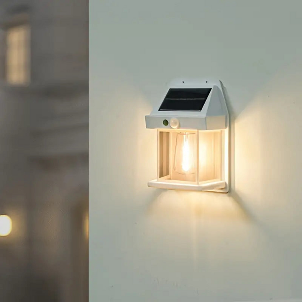 Solar Wall Light with Motion Sensor, 3 W LED, IP44