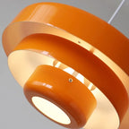 Layered Metal Pendant Light, Bauhaus Style, Five Colours