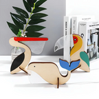 Wooden Animal LED Table Lamp, Scandi Night Light