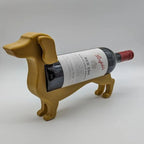 Dachshund Wine Bottle Holder in Resin, Six Colours