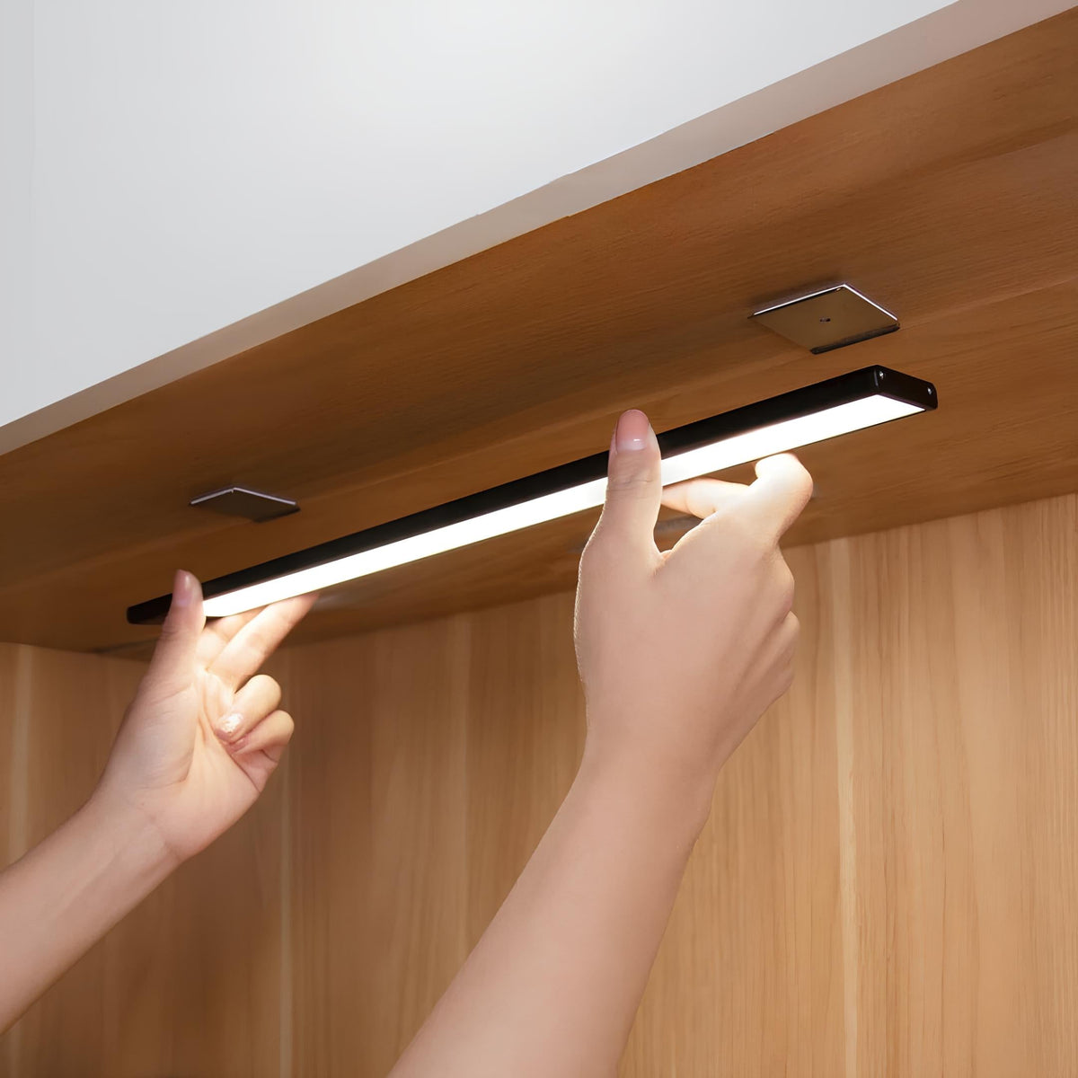 Rechargeable Motion Sensor LED Light Bar, Adhesive, 3 Sizes