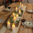 Flameless LED Candles, Set of 9 with Remote and Timer