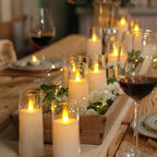 Flameless LED Candles, Set of 9 with Remote and Timer