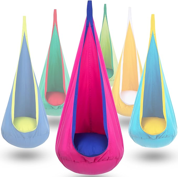 Cotton Hanging Chair Swing Seat for Indoor and Outdoor Use