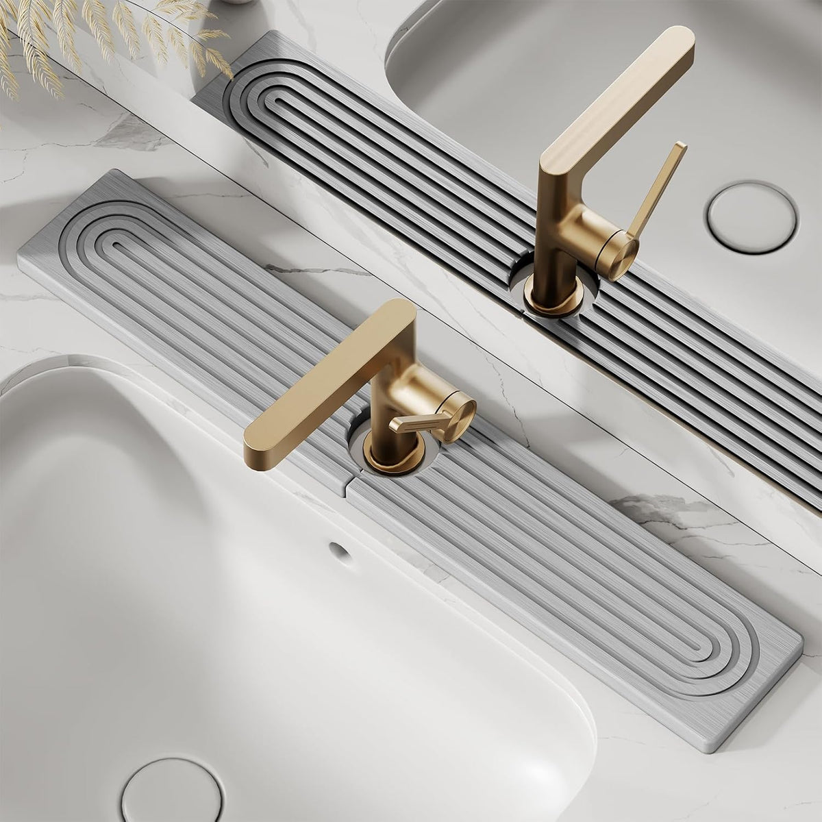 Diatomite Draining Mat for Taps and Sinks, Fast-Drying