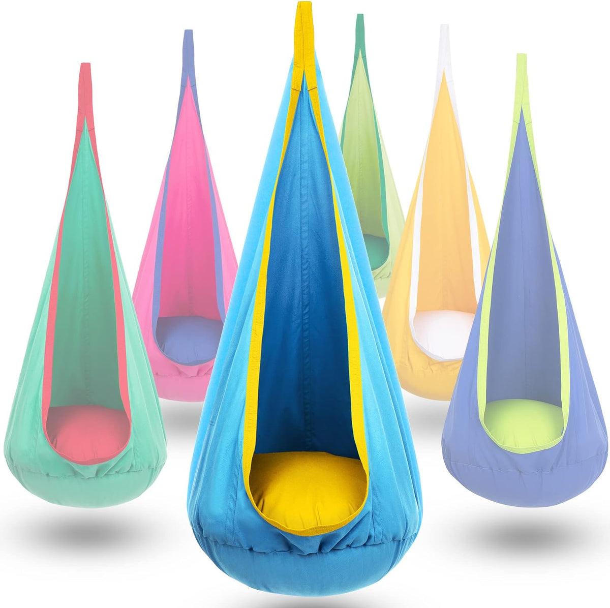 Cotton Hanging Chair Swing Seat for Indoor and Outdoor Use