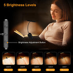 Rechargeable Clip-On Reading Light, 19 LEDs, USB-C