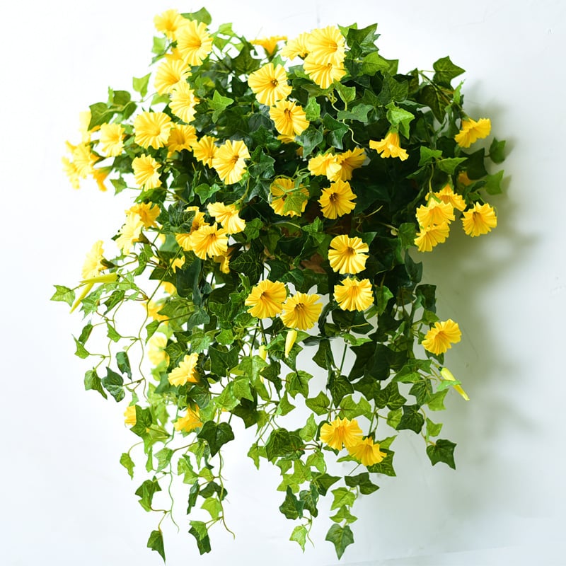 Artificial Trailing Flower Vine 90cm, UV Resistant, 44 Blooms