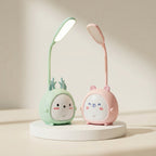 Rechargeable Kids LED Desk Lamp with Flexible Arm and Deer Motif