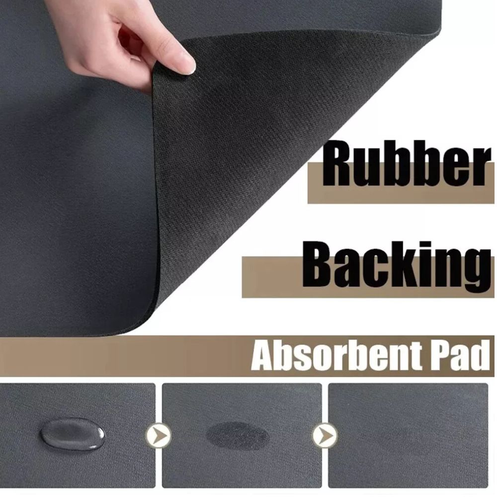 Silicone Draining Mat with Mandala Pattern, Three Sizes