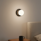 Frosted Glass Globe Wall or Ceiling Light, 12cm, G9 LED Included