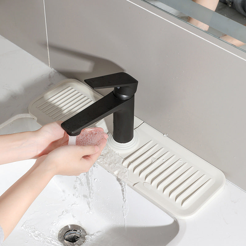 Silicone Tap Mat, Self Draining Anti Slip Sink Protector