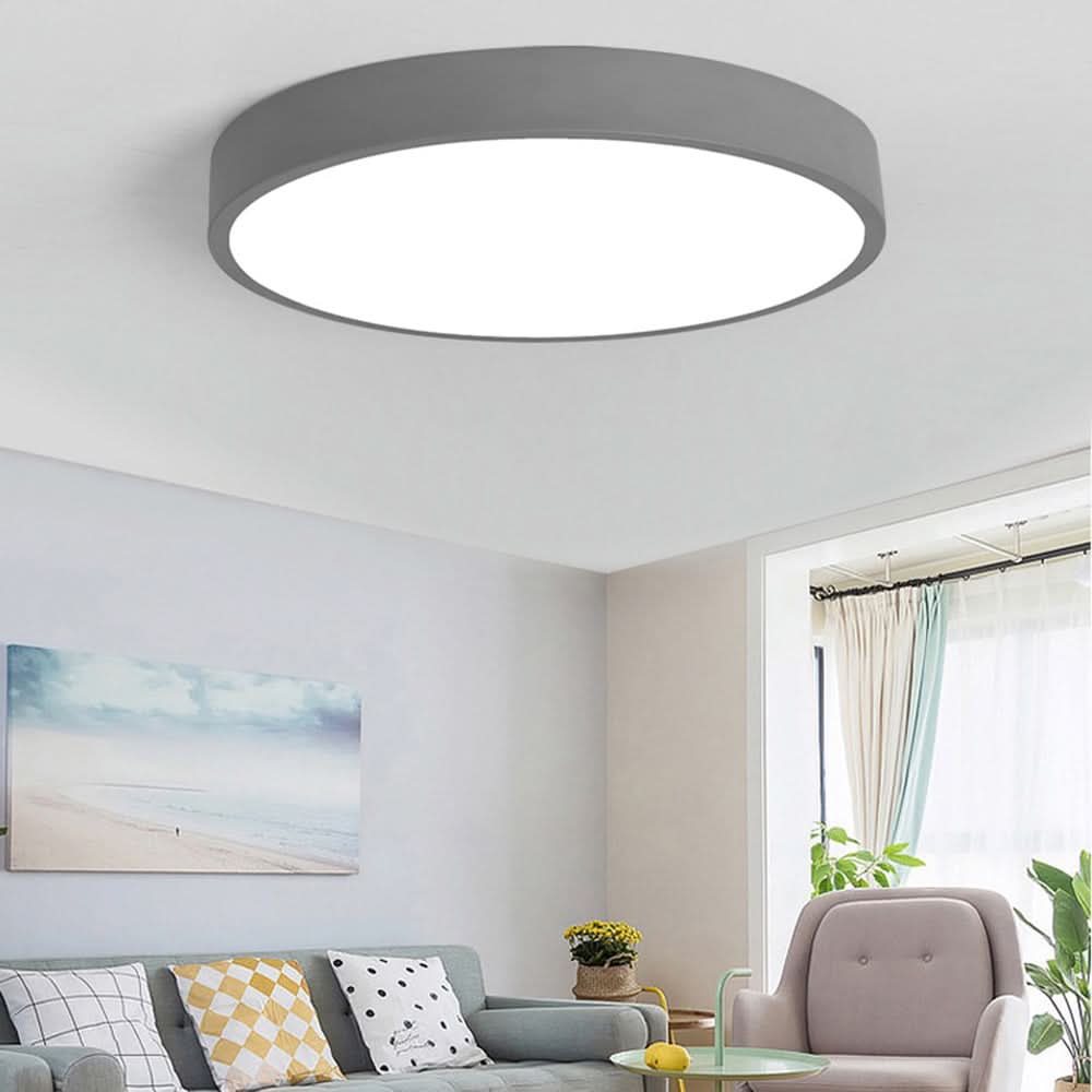 Round LED Ceiling Light, 30 to 50 cm, Warm or Cool White