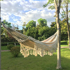 Handwoven Macrame Cotton Hammock, Double, 200x150cm