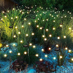 Solar Firefly Garden Light with Warm White LEDs, 33cm