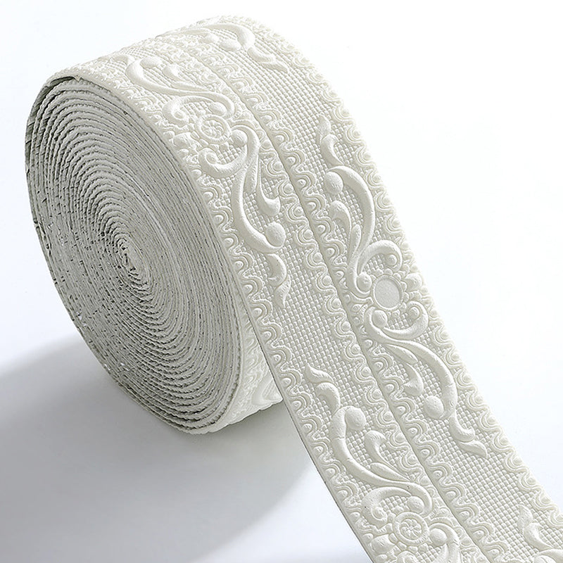 Self-Adhesive Flexible Wall Trim, Vintage Profile, 10 m Roll