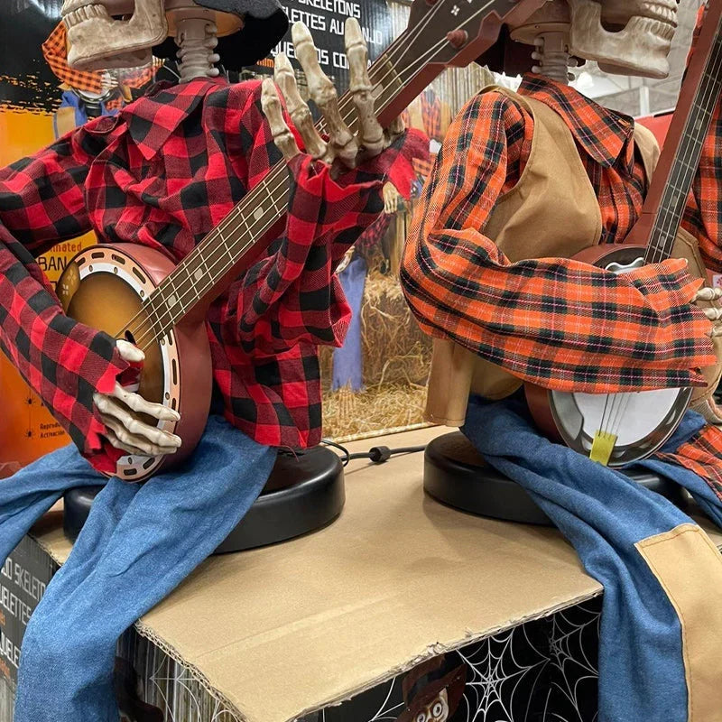 Animated Halloween Skeletons with Motion Sensor and Music