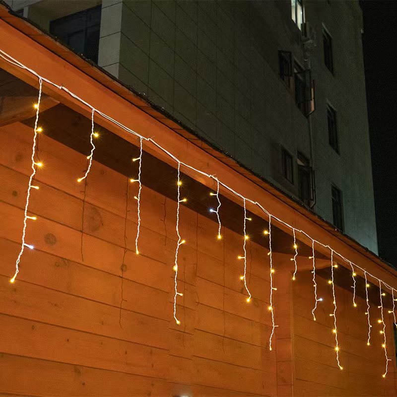 50m LED Icicle Curtain Lights, Outdoor Waterfall Effect