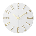 Silent 30cm Wall Clock, Modern Minimalist Quartz Design