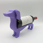 Dachshund Wine Bottle Holder in Resin, Six Colours