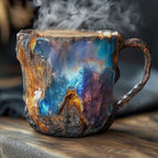 Crystal-Texture Design Mug for Coffee, Tea and Cold Drinks