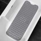 Extra-Long Non-Slip Bath Mat with Suction Cups, 101 x 40cm