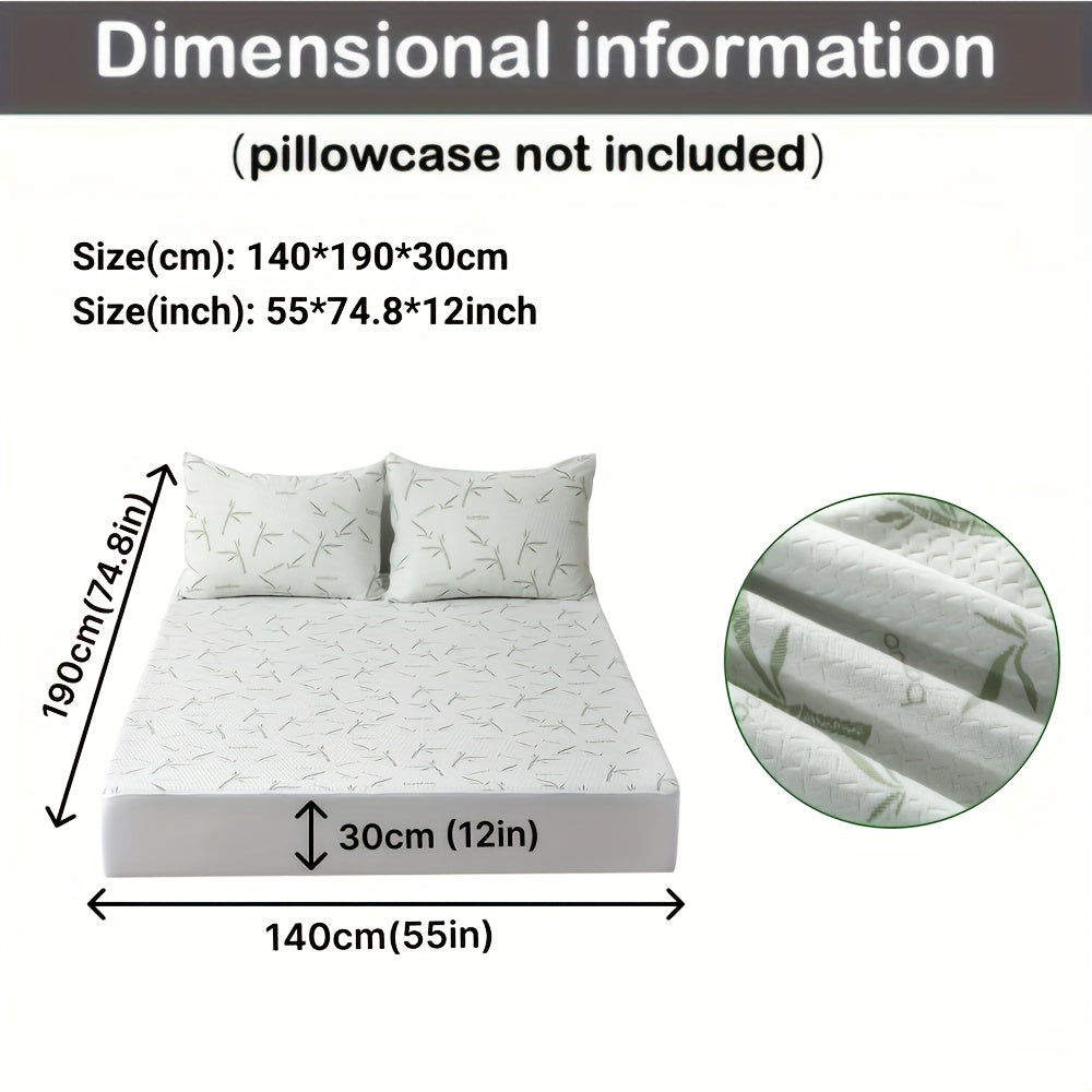 Cooling Bamboo Mattress Protector with 3D Air Layer