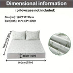 Cooling Bamboo Mattress Protector with 3D Airflow Layer