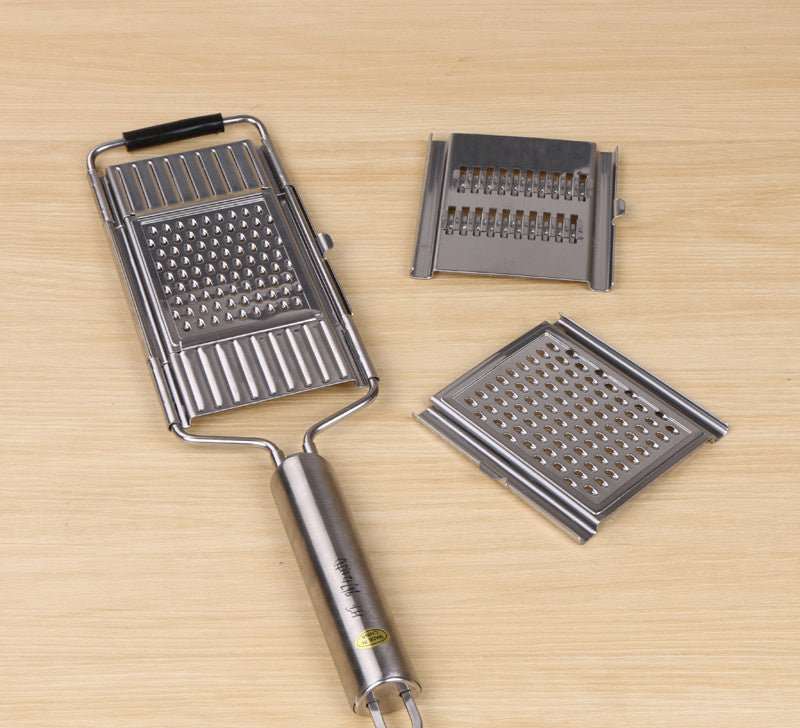 Stainless Steel Grater Set of 4 with Ergonomic Handle