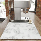 Absorbent Dish Drying Mat, Marble-Effect, Heat Resistant