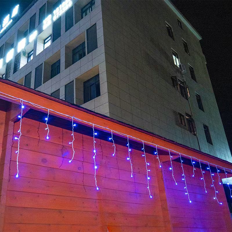 50m LED Icicle Curtain Lights, Outdoor Waterfall Effect