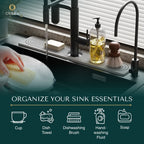 Diatomite Draining Mat for Taps and Sinks, Fast-Drying
