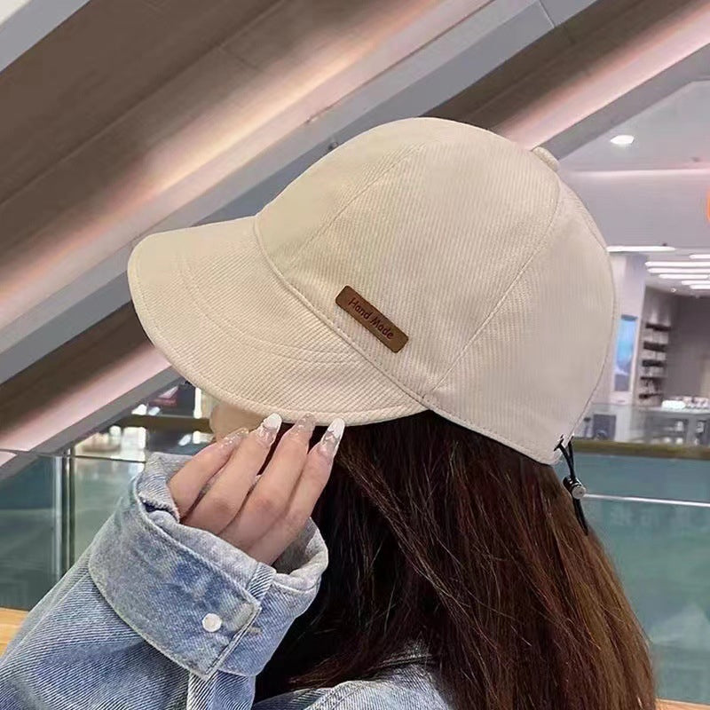 Foldable Wide-Brim Sun Hat with Mesh Panel, UV Protection