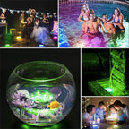 Submersible LED Pool Light with Remote Control, IP68 Waterproof