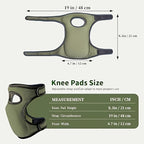 Ergonomic Knee Pads with Adjustable Straps for Gardening
