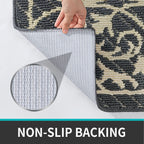 Low-Profile Non-Slip Indoor Doormat, 60 x 90 cm