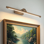 Rechargeable Picture Light in Gold with Remote and Dimmer