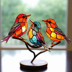 Metal Bird Sculpture Ornament, 1 to 5 Birds