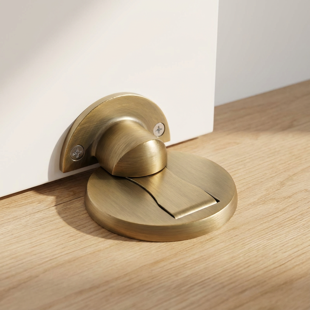 Magnetic Door Stop in 304 Stainless Steel, Three Finishes