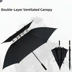 Extra-Large Automatic Vented Umbrella, Double Canopy